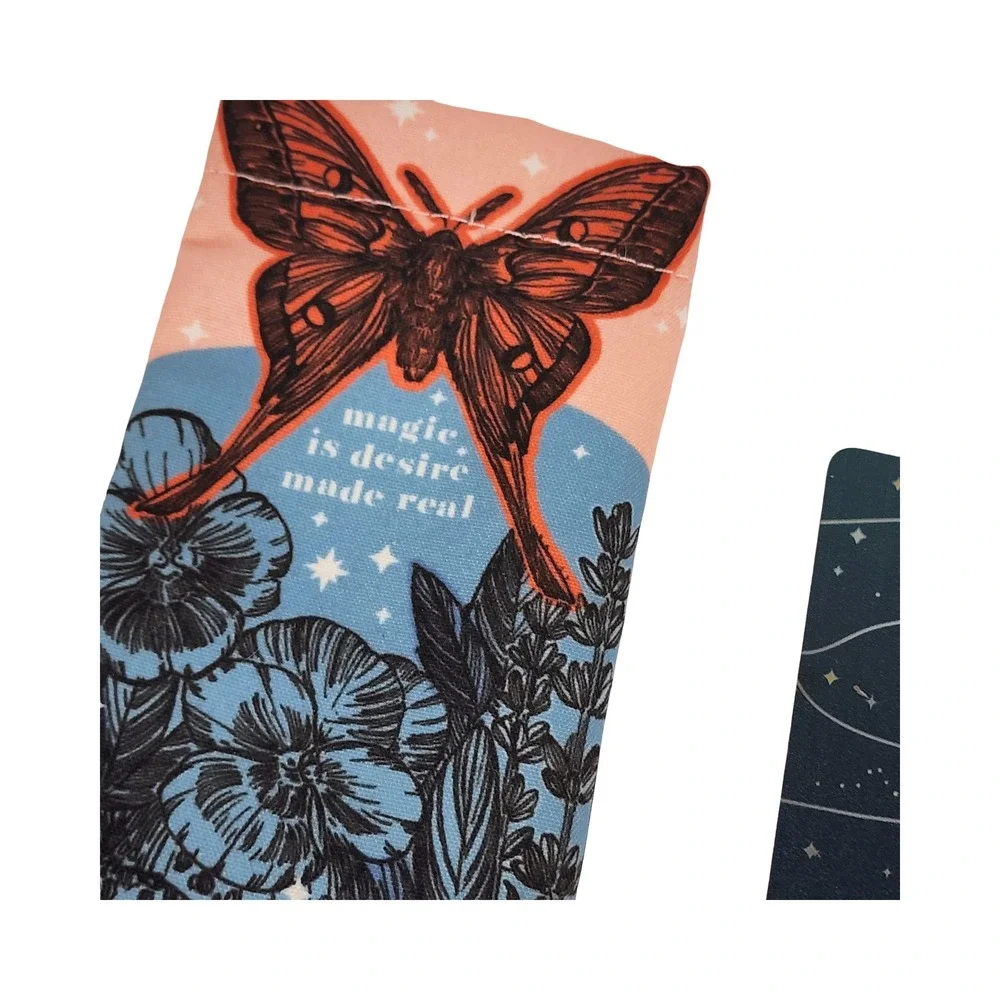 Owlcrate Discovery of Witches Moth Fabric Bookmark Sleeve and‎ bookish bookmark